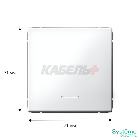 ARTGALLERY 1-клавишный ВЫКЛЮЧАТЕЛЬ с подсветкой, 10АХ, механизм, быстрозажим. клем., ЛОТОС