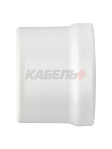 Розетка телефонная RJ11 + компьютерная RJ45 белая «Болонь» TDM