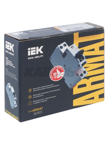 ARMAT Дифавтомат B06S 1P+NP C10 30мА тип A (18мм) IEK