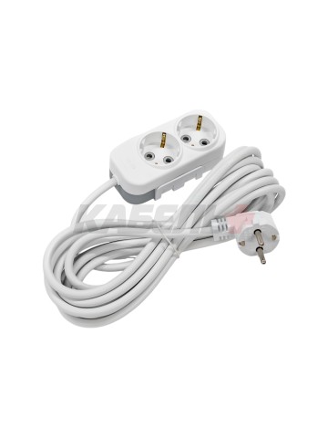 EL-BI,Myra,удлинитель 2гн5м с/з белый,527-010205-221