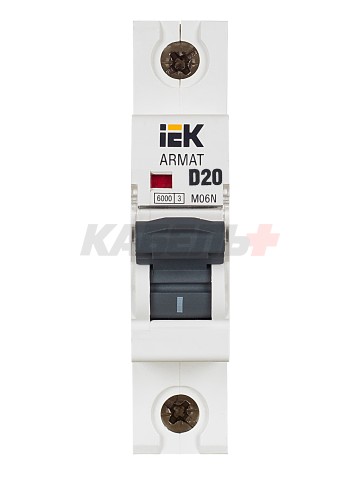 ARMAT Автоматический выключатель M06N 1P D 20А IEK