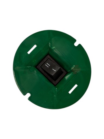 Заглушка для подрозетника пластиковая с выключателем