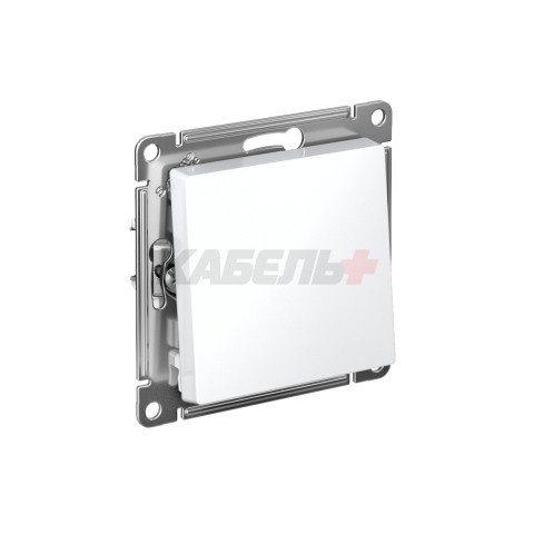 ATLASDESIGN 1-клавишный ВЫКЛЮЧАТЕЛЬ, сх.1, 10АХ, механизм, БЕЛЫЙ