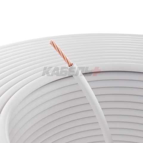 Провод ПГВА 1х1,50мм², белый, бухта 100м REXANT