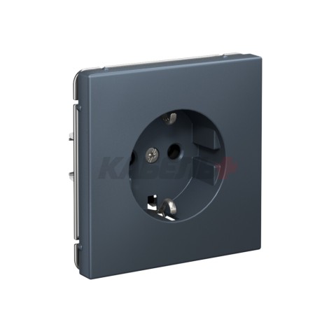 ARTGALLERY РОЗЕТКА с заземлением, 16А, механизм, быстрозажим. клем., ГРИФЕЛЬ