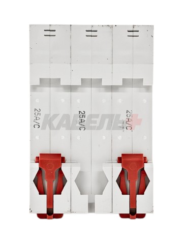 Автоматический выключатель YON max типа MD63N, 6кА, 3 полюса, хар-ка C, 25А DKC