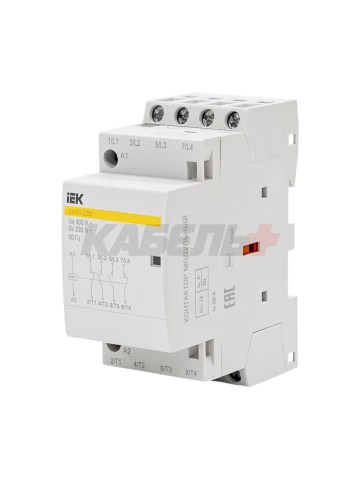 Контактор модульный КМ20-22М AC IEK