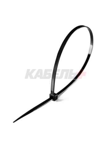 Нейлоновый Хомут 4,5х300 черный, упаковка 100 шт.