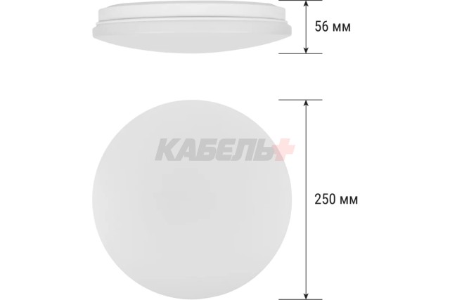 Светильник LED потолочный ДПБ 01, 18 Вт, 6000 К, Классика, TDM