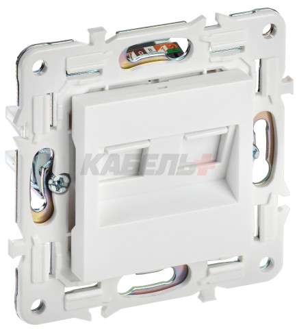 SKANDY Розетка компьютерная двойная RJ45 кат.6 SK-K04W арктический белый IEK