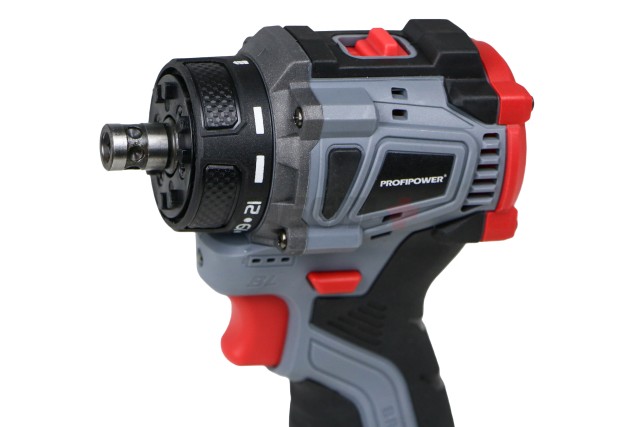 Аккумуляторный бесщеточный шуруповерт E0249 Комби PROFIPOWER BL-161C (16В, 40Нм, Li-ion 2шт, 2.0Ач, 2 скорости, 0.8-10мм, З/У, в кейсе)