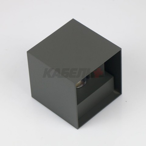 Фасадный светильник General GWL-G9-5-SQUARE-IP65 Графит Квадратный Лайтвэйв