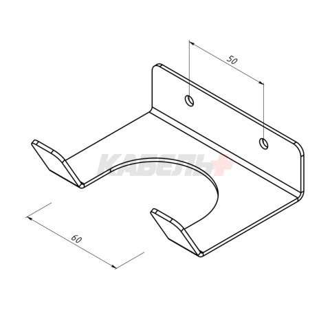 Держатель-органайзер для хранения садового инвентаря, настенный, черный REXANT