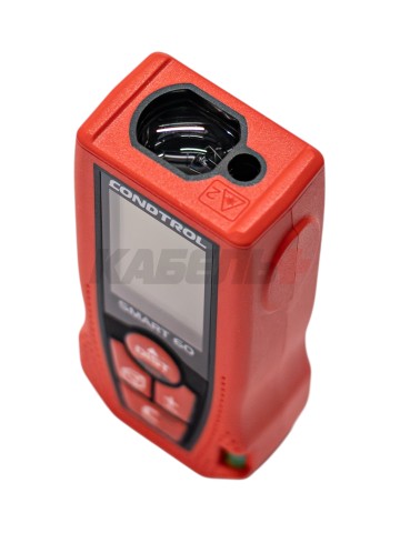 Дальномер лазерный SMART 60 (Красный - 60 м / +- 1,5 мм / 2хААА / Чехол), CONDTROL