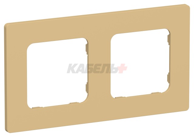 FLITE Рамка 2-местная РУ-2-К-ФлШм шамуа IEK