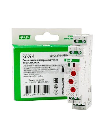 Реле времени программируемое RV-02-1