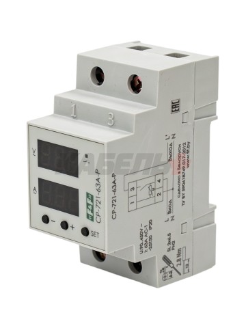 Реле контроля напряжения CP-721-63A-P