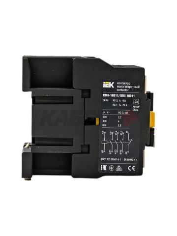 Контактор КМИ-10911 9А 230В/АС3 1NC IEK