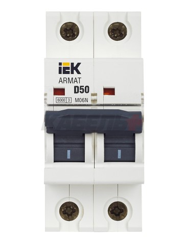 ARMAT Автоматический выключатель M06N 2P D 50А IEK