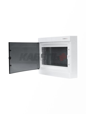 N2x18C IT, Щит навесной мультимедийный, 2 ряда, прозрач. дверца, IP40