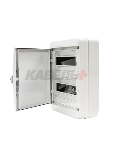 TEKFOR Корпус пластиковый КМПн-24 IP65 серая непрозрачная дверь IEK