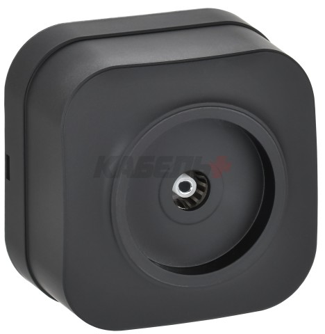 GLORY Розетка для открытой установки TV РТВ20-ХЧм черный матовый IEK