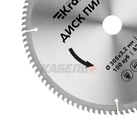 Диск пильный 305 мм х 100 зуб х 32/30 мм KRANZ