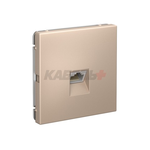 ARTGALLERY РОЗЕТКА компьютерная RJ45, кат. 6A, механизм, ПЕСОЧНЫЙ