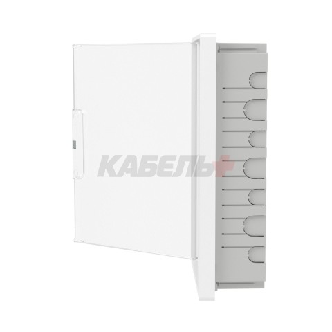 Щиток 24 мод встраиваемый для полых стен FRAME, белый, с прозрачной дверцей, с 4 шинами PEN (2шт на 8 отв. и 2шт на 6 отв.) DKC