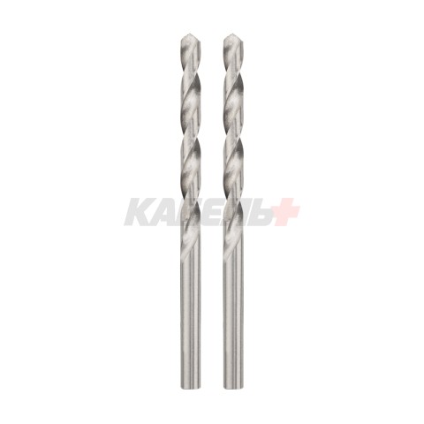 Сверло по металлу 3,0х61х33мм (HSS), DIN 338, 2 шт. в упаковке KRANZ