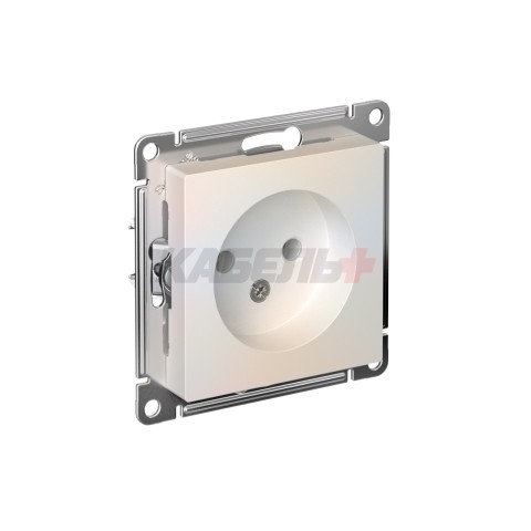 ATLASDESIGN РОЗЕТКА без заземления без шторок, 16А, механизм, ЖЕМЧУГ