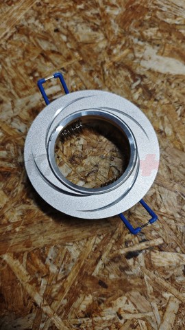 Светильник KL34 AL/SL алюм. MR16 12В 50Вт серебр./хром точечный ЭРА