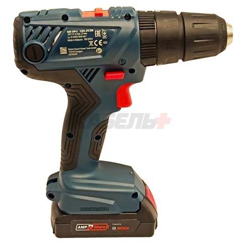 Шуруповерт ударный GSB 180-LI аккумуляторный (54Nm / 2*2.0 Ah / Кейс), BOSCH
