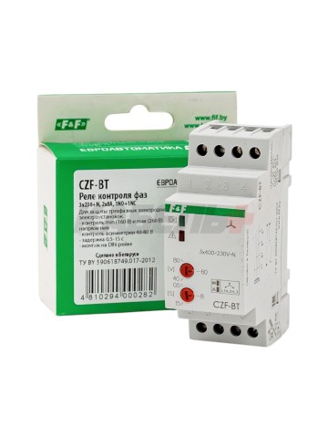 Реле контроля фаз CZF-BT
