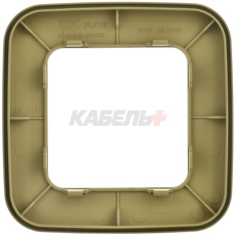 FLITE Рамка 1-местная РУ-1-А-ФлО оливковый IEK
