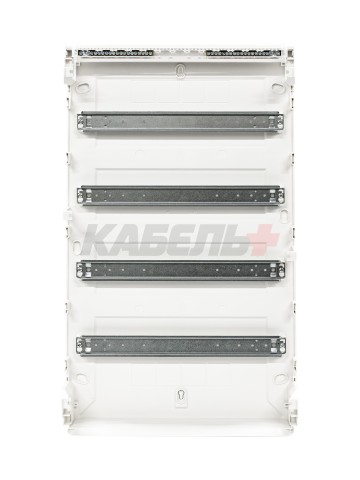 Щит открытой установки 72 места, винтовые клеммы, (647х390х99), IP-40 // Hager - Golf (Прозрачная матовая дверь)