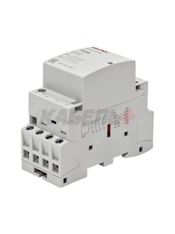 Контактор модульный YON max типа MCE, 4P, 16A, 240В, 4НО DKC
