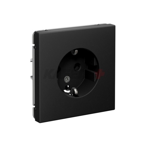 ARTGALLERY РОЗЕТКА с заземлением, 16А, механизм, КАРБОН