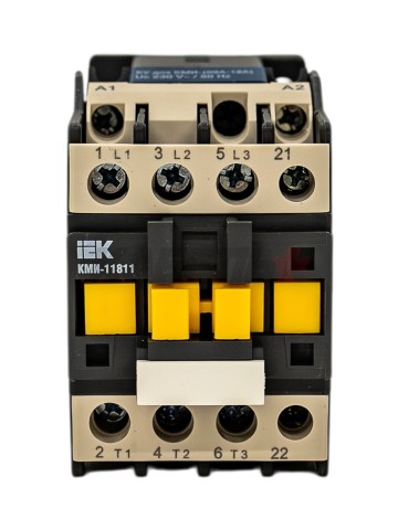 Контактор КМИ-11811 18А 230В/АС3 1NC IEK