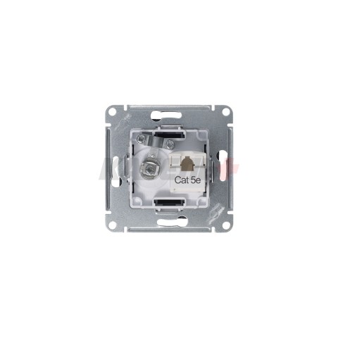 ATLASDESIGN РОЗЕТКА двойная ТВ + компьютерная RJ45 кат. 5e, механизм, ГРИФЕЛЬ