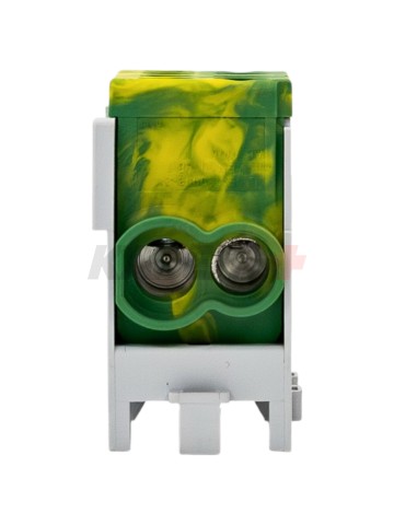 Клемма распределительная КСР с двойным винтом 2x25/2x16 желто-зеленая EKF PROxima