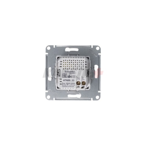 ATLASDESIGN USB РОЗЕТКА A+A, 5В/2,1А, 2х5В/1,05А, механизм, ЖЕМЧУГ