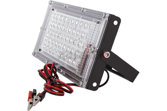 Светодиодный низковольтный прожектор GLANZEN FAD-0030-10-12V-2pcs с зажимами "крокодил"