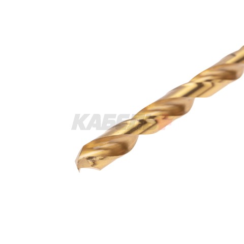 Сверло по металлу, 9мм, Р6М5, ТИТАН, шестигранный хвостовик (1 шт. в упаковке) DIN 338 KRANZ