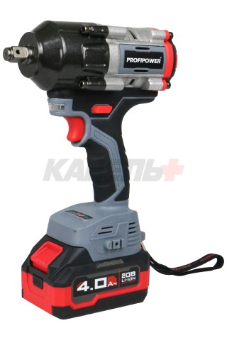 Аккумуляторный бесщеточный E0286 НАБОР 2в1 PROFIPOWER ProfiSet-2H20 (Li-ion-2шт 20В, 4.0Ач, З/У, коробка, E0080, E0186)