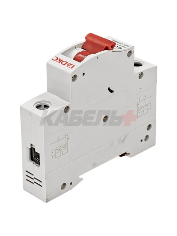 Автоматический выключатель YON max типа MD63N, 6кА, 1 полюс, хар-ка C, 50А DKC