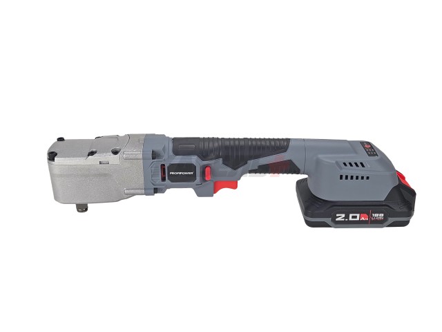 Аккумуляторный угловой гайковерт бесщеточный E0127 ProfiPower CNDTW-18B (Li-ion-2шт, 2.0Ач, 400Нм, З/У, в коробке)