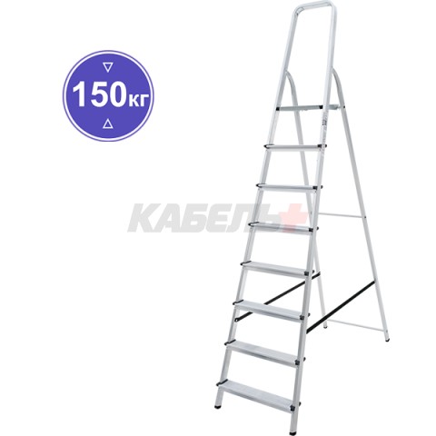 Стремянка ал. 1х 8 ступен. серия NV111 Новая высота