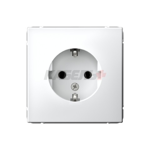ARTGALLERY РОЗЕТКА с заземлением, 16А, механизм, БЕЛЫЙ