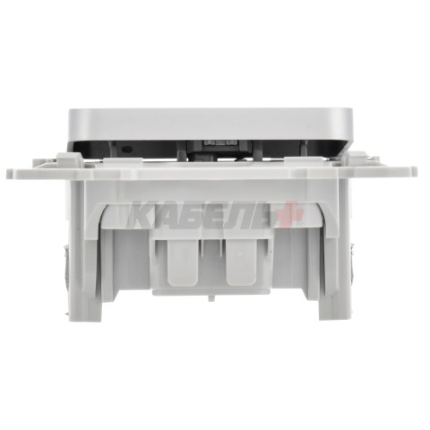 FLITE Выключатель 1-клавишный 10А ВС11-1-0-ФлА алюминий IEK